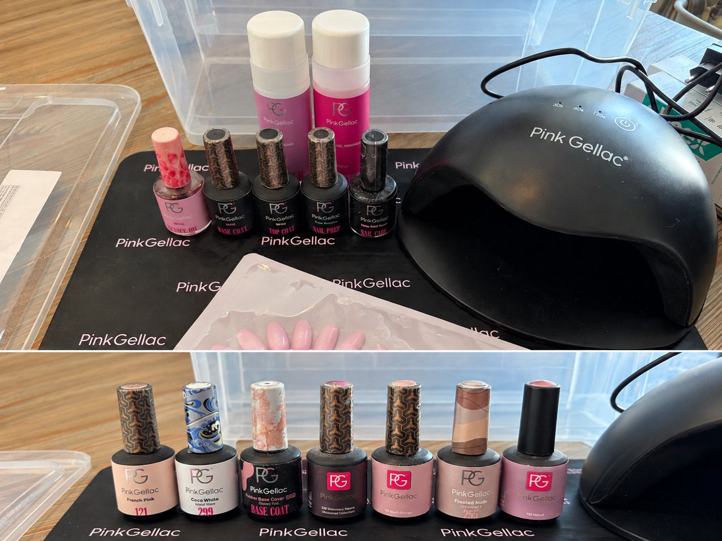 Pink gellac set + extra kleuren, Sieraden, Tassen en Uiterlijk, Nieuw, Ophalen of Verzenden, Handen en Nagels, Make-up