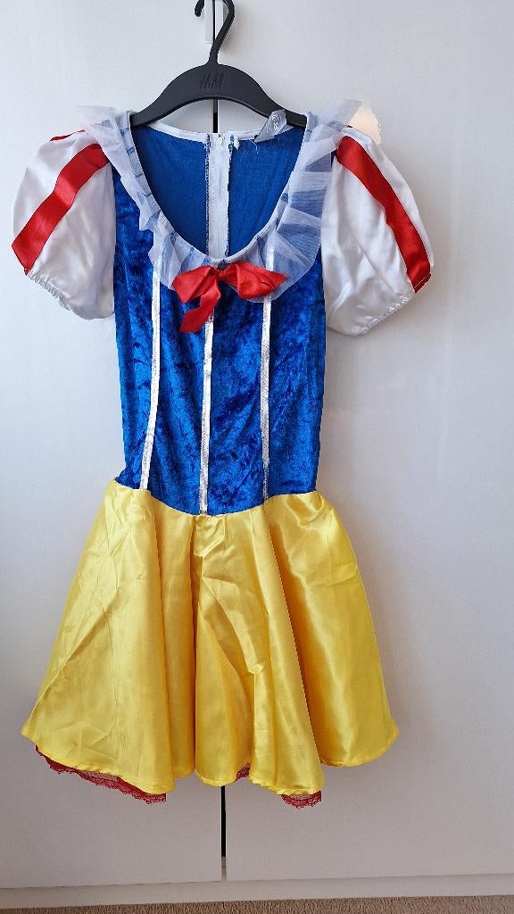 Sneeuwwitje jurk met toebehoren, Carnaval, Ophalen of Verzenden, Zo goed als nieuw, Kleding