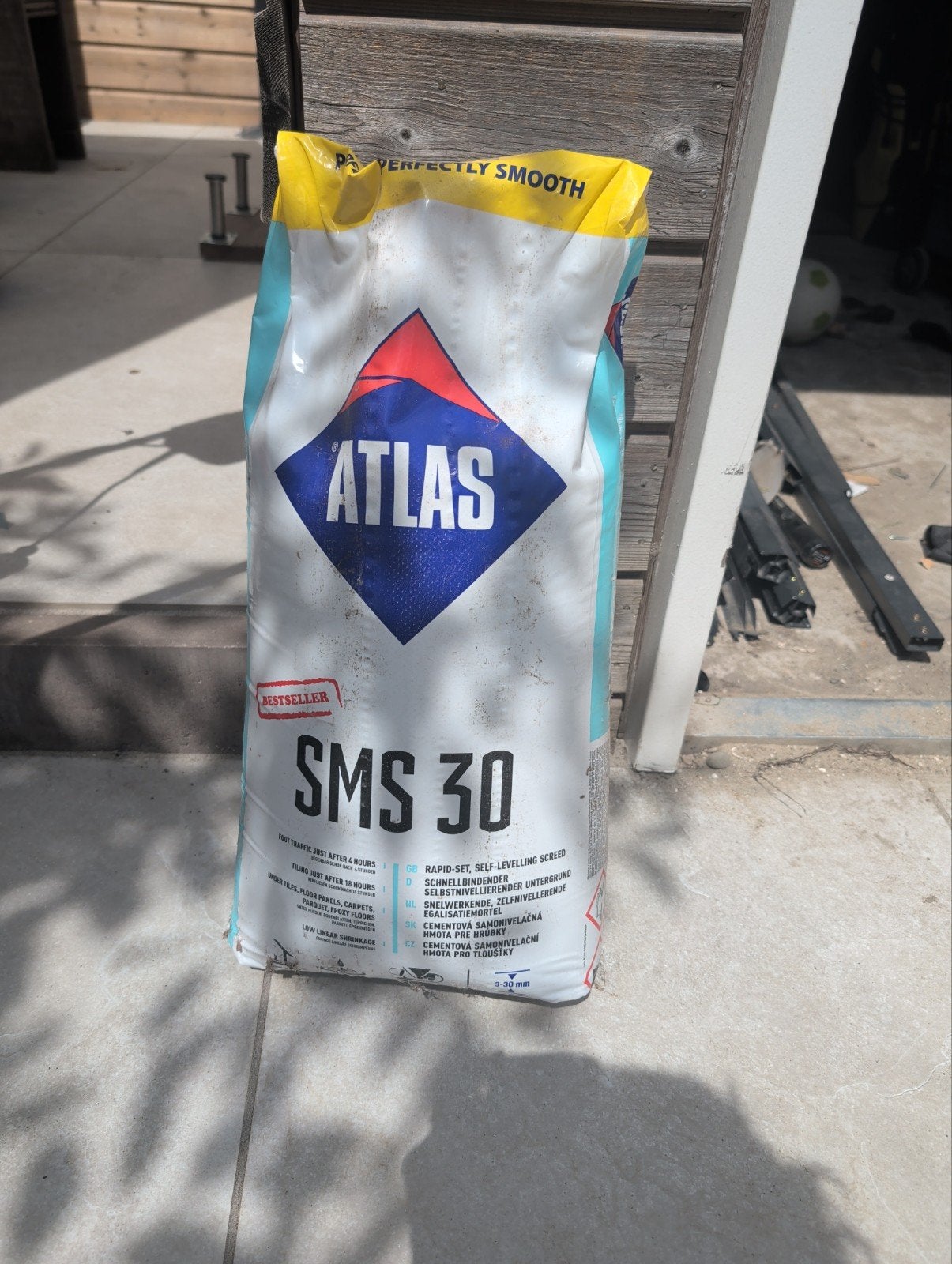 ATLAS SMS 30 Egalisatiemortel - Sneldrogend, Ophalen