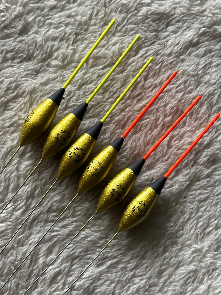 adv 101 / NIEUW set 6 dobbers TUBERTINI 0,50gr, Ophalen of Verzenden, Nieuw, Dobber of Lood