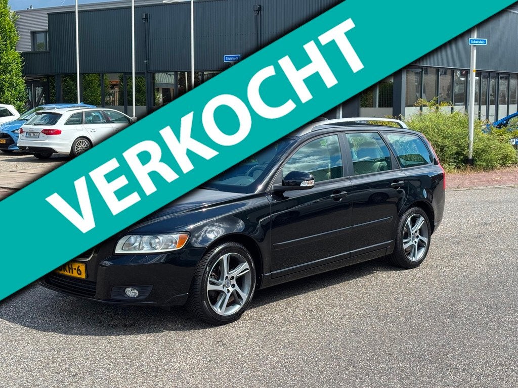 Volvo V50 1.6 D2 S/S Limited Edition Leer Navi Cruise, Auto's, Volvo, Voorwielaandrijving, Euro 5, Gebruikt, 4 cilinders