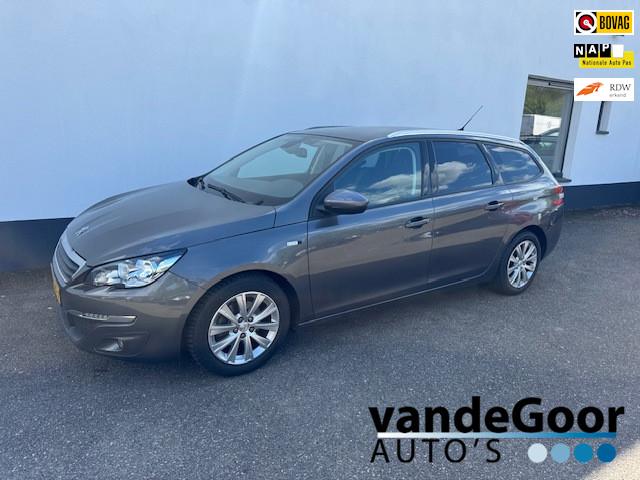 Peugeot 308 SW 1.2 PureTech Style, '16, 1e eig. en 97000 km, Voorwielaandrijving, Stof, Gebruikt, 1199 cc