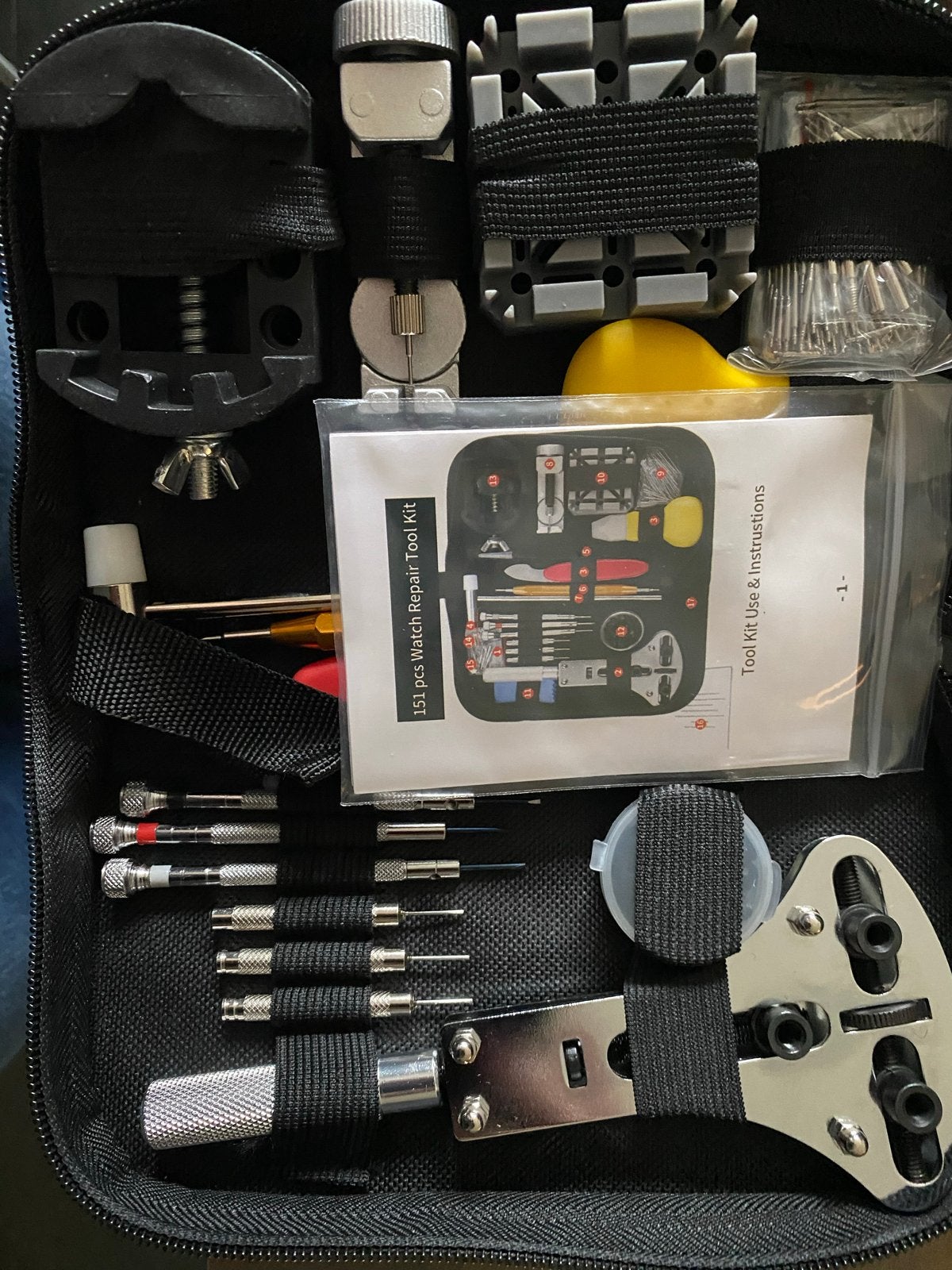 151-delige Professionele Horloge Reparatie Tool Kit, Ophalen of Verzenden, 1960 of later