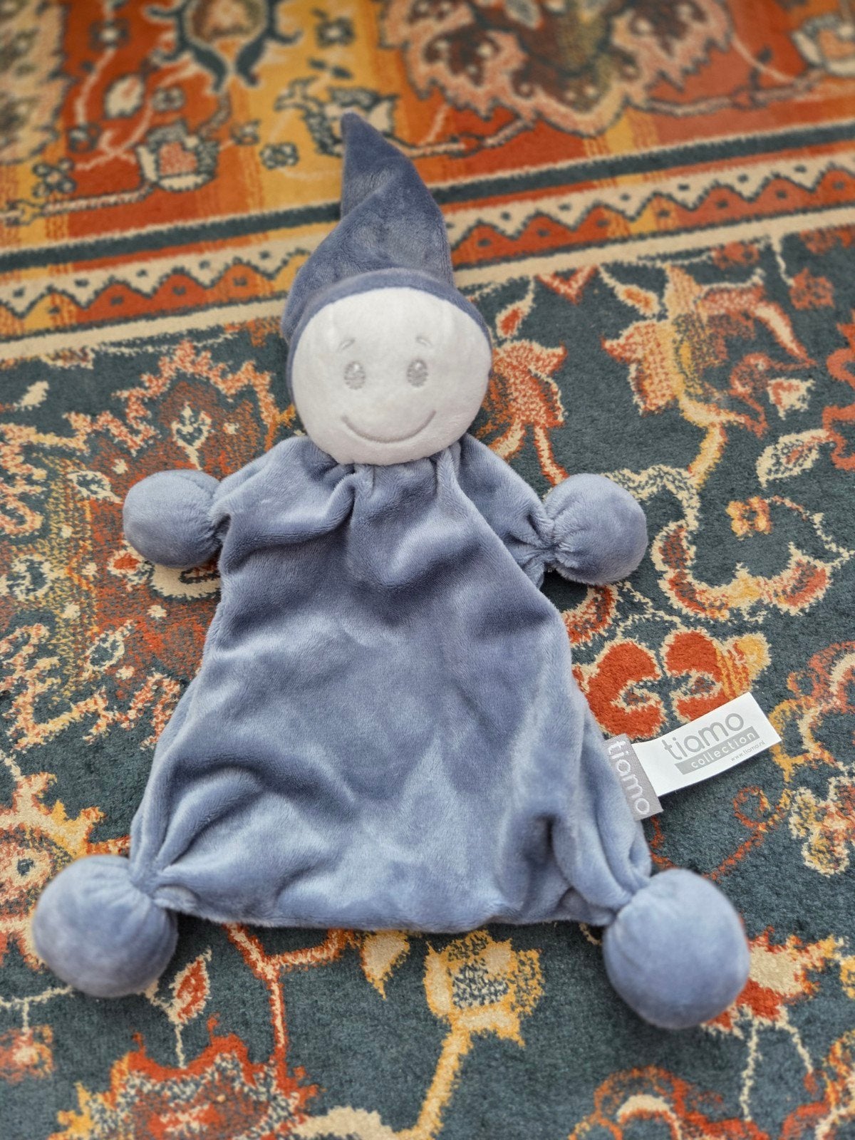 Tiamo Knuffeldoekje Blauw - niet gebruikt, Ophalen of Verzenden, Zo goed als nieuw, Overige typen