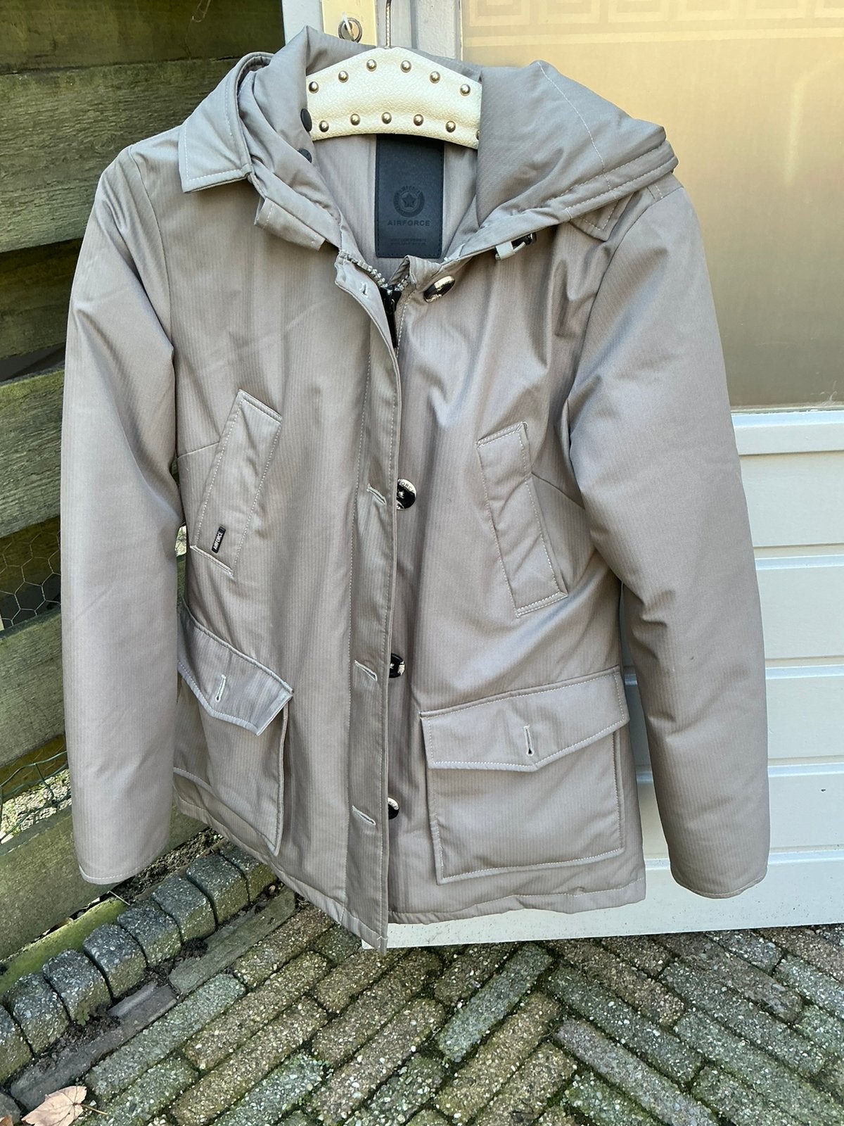 Air force parka dames winterjas maat m., Kleding | Dames, Ophalen of Verzenden, Zo goed als nieuw