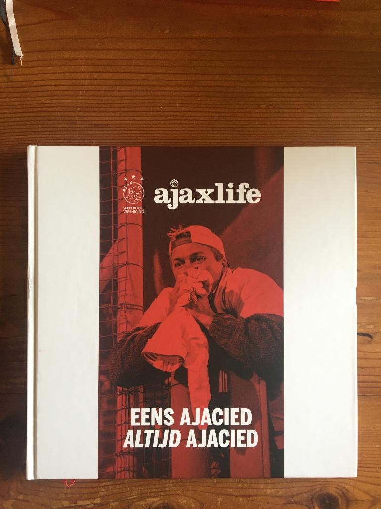 voetbalboek- Ajax life-Eens Ajacied , Altijd Ajacied, Ophalen of Verzenden, Nieuw, Balsport