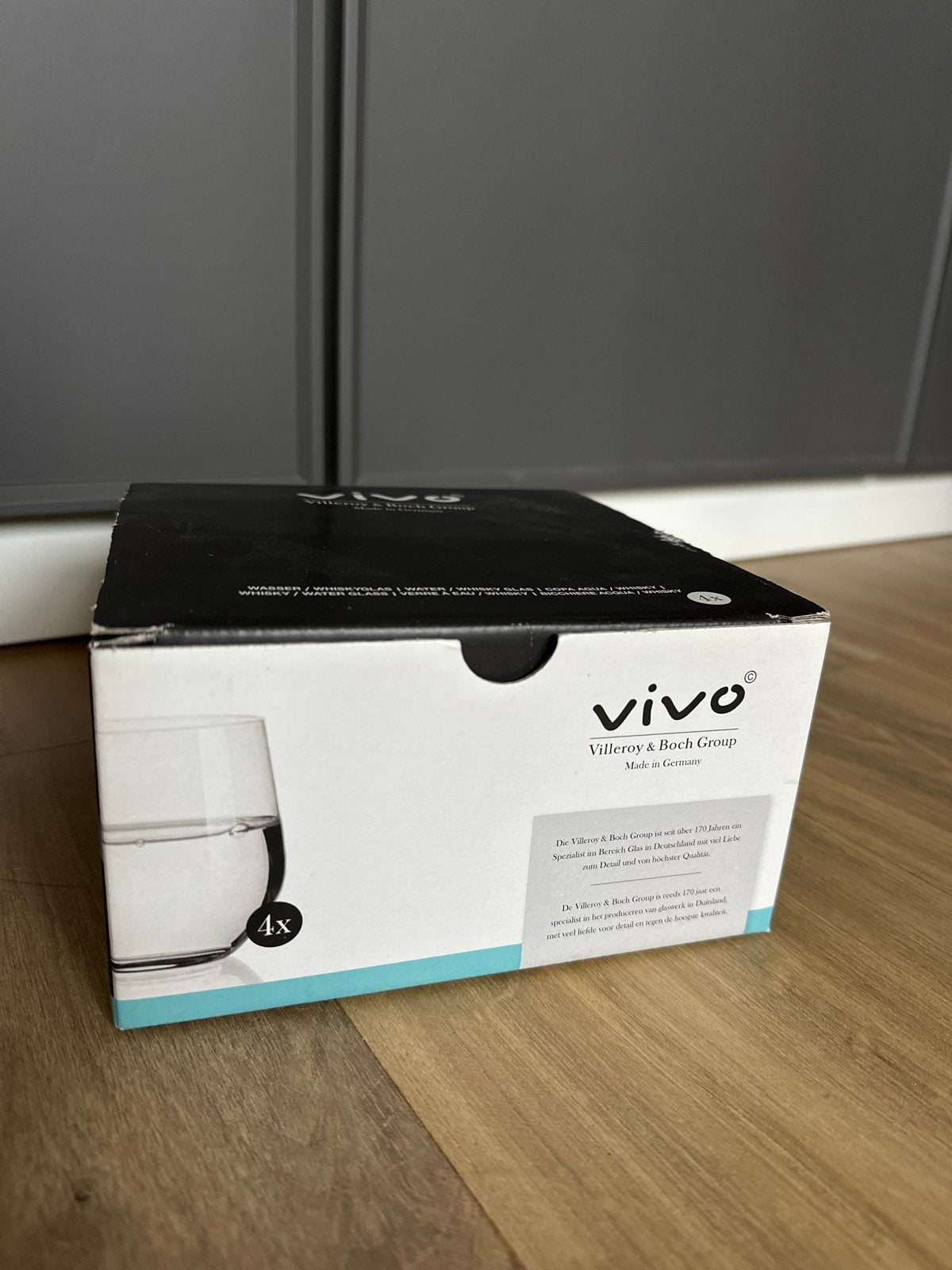 Vivo Villeroy & Boch Group glazen set - 4 stuks, Ophalen, Nieuw