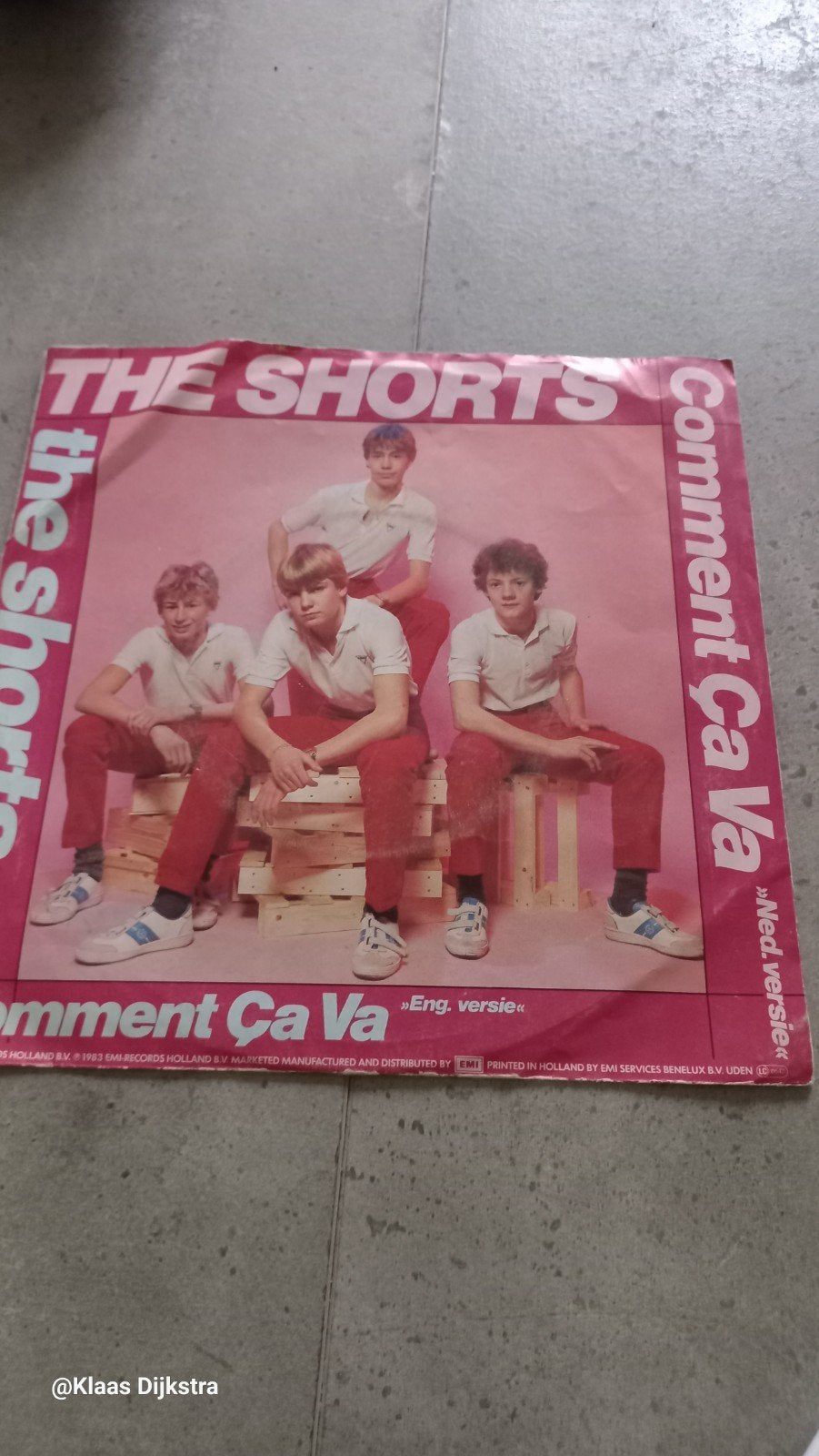 The Shorts - Comment Ça Va (Single, 1983), Gebruikt, 7 inch, Ophalen of Verzenden, Pop