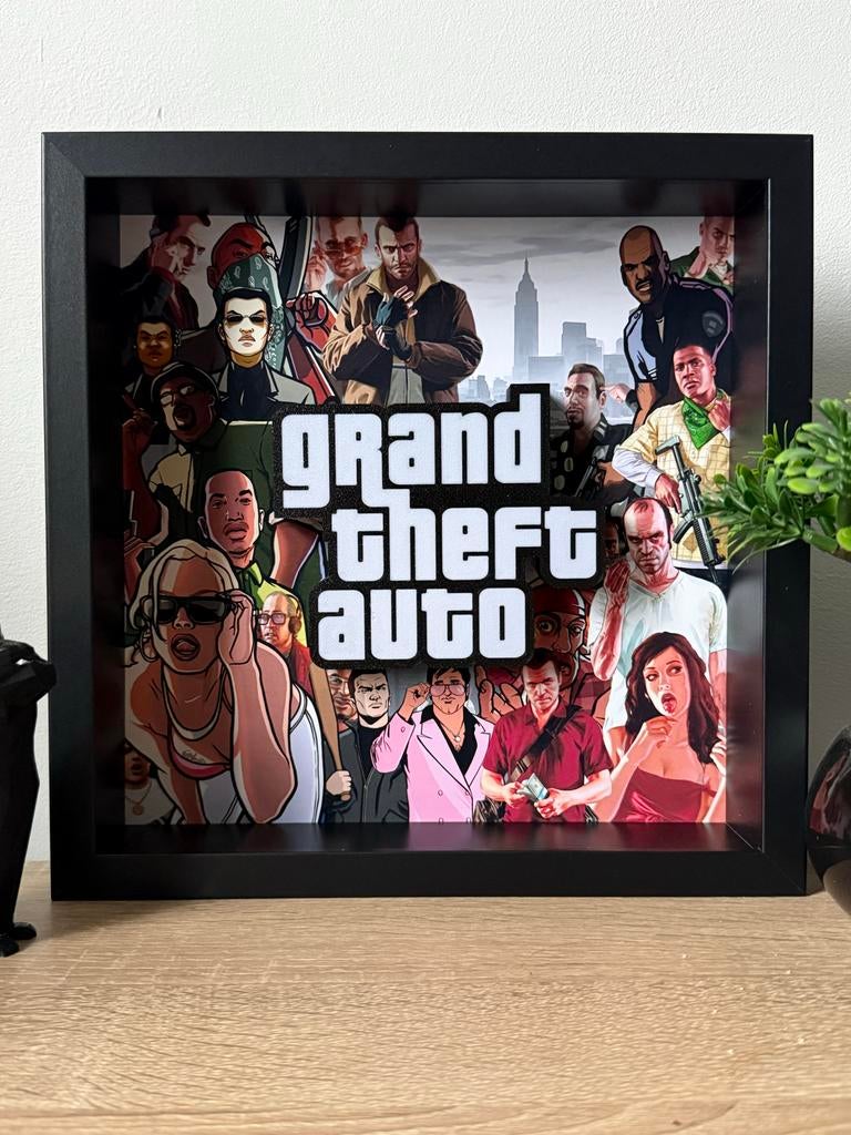 Grand Theft Auto Poster Box - Uniek GTA Kunstwerk, Vanaf 18 jaar, Overige genres, 1 speler, Nieuw