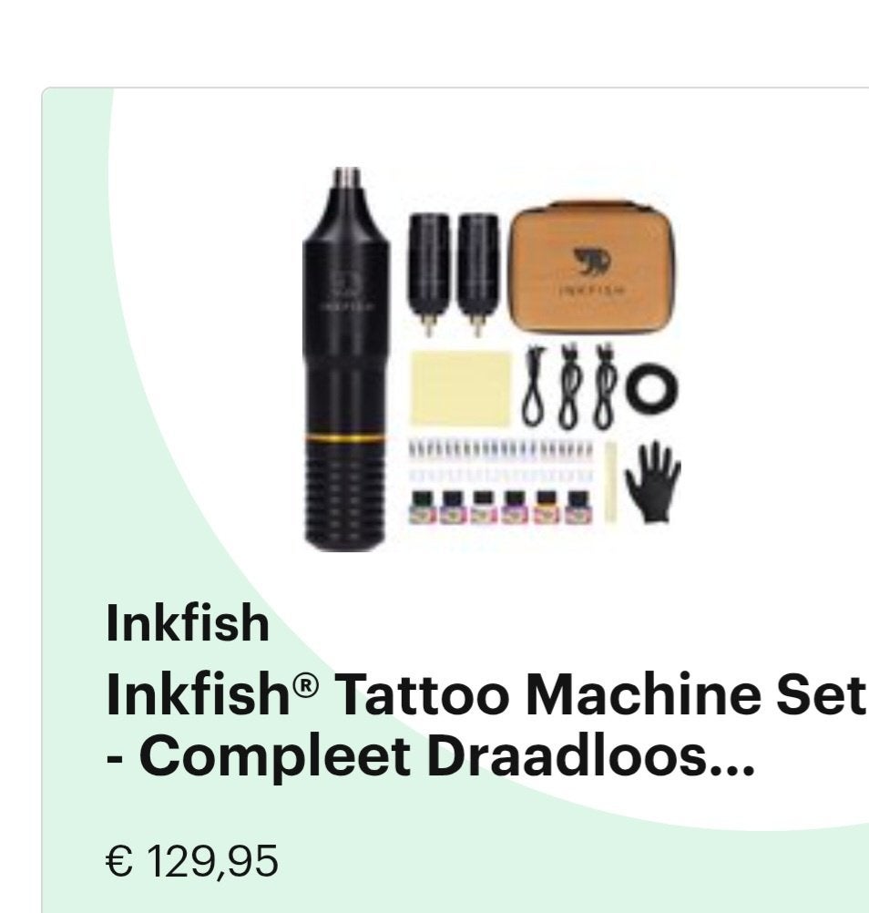 Tattooset, Ophalen, Nieuw, Overige typen