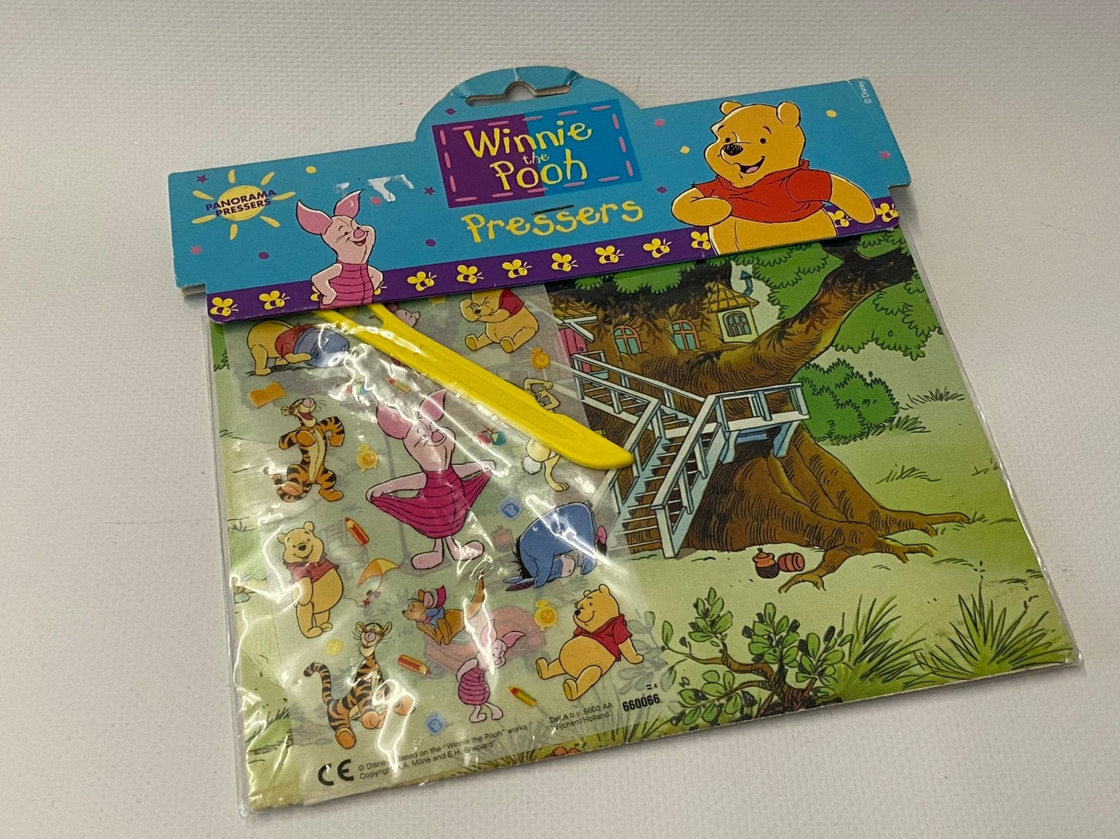 Pressers Winnie the Pooh krasplaatjes, Ophalen of Verzenden, Gebruikt, Sticker