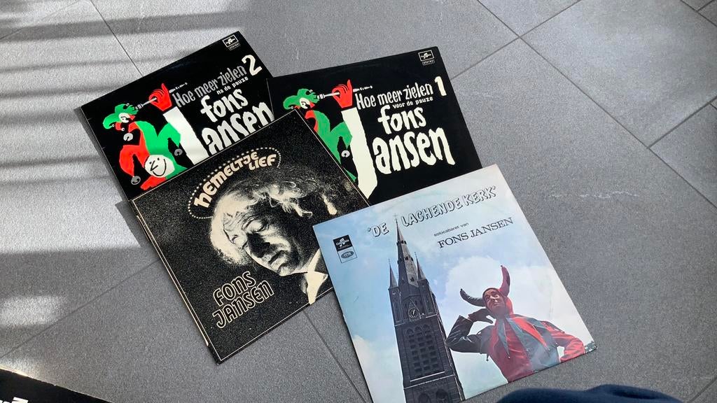 Lp’s Fons Janssen De lachende kerk. Hoe meer zielen.1 en 2., Ophalen of Verzenden, Zo goed als nieuw, 12 inch, Overige genres