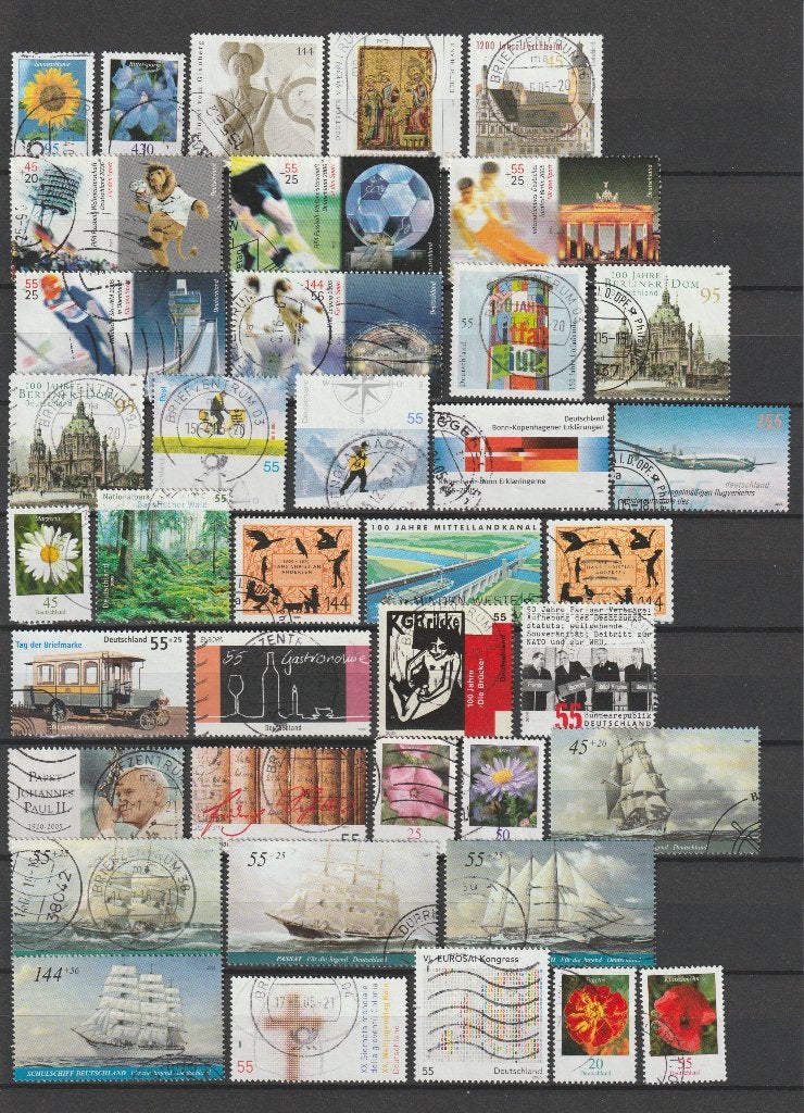 Bund, BRD 2005. Nagenoeg compleet, gestempeld., Verzenden, BRD, Gestempeld