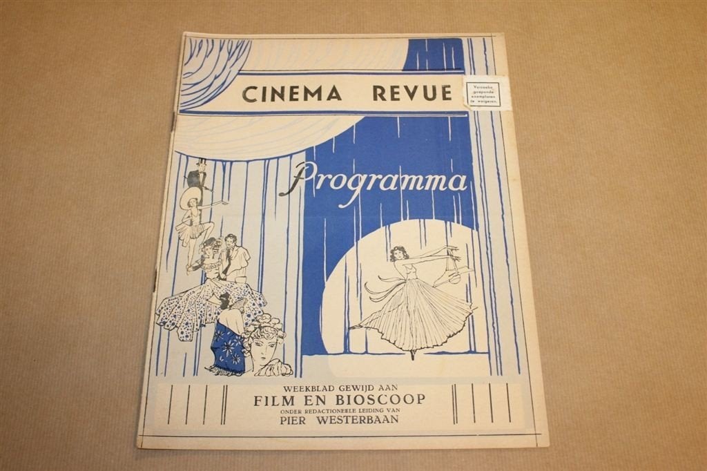 Cinema Revue - Weekblad Film en Bioscoop - Ca 1930 !!, Ophalen of Verzenden, Zo goed als nieuw