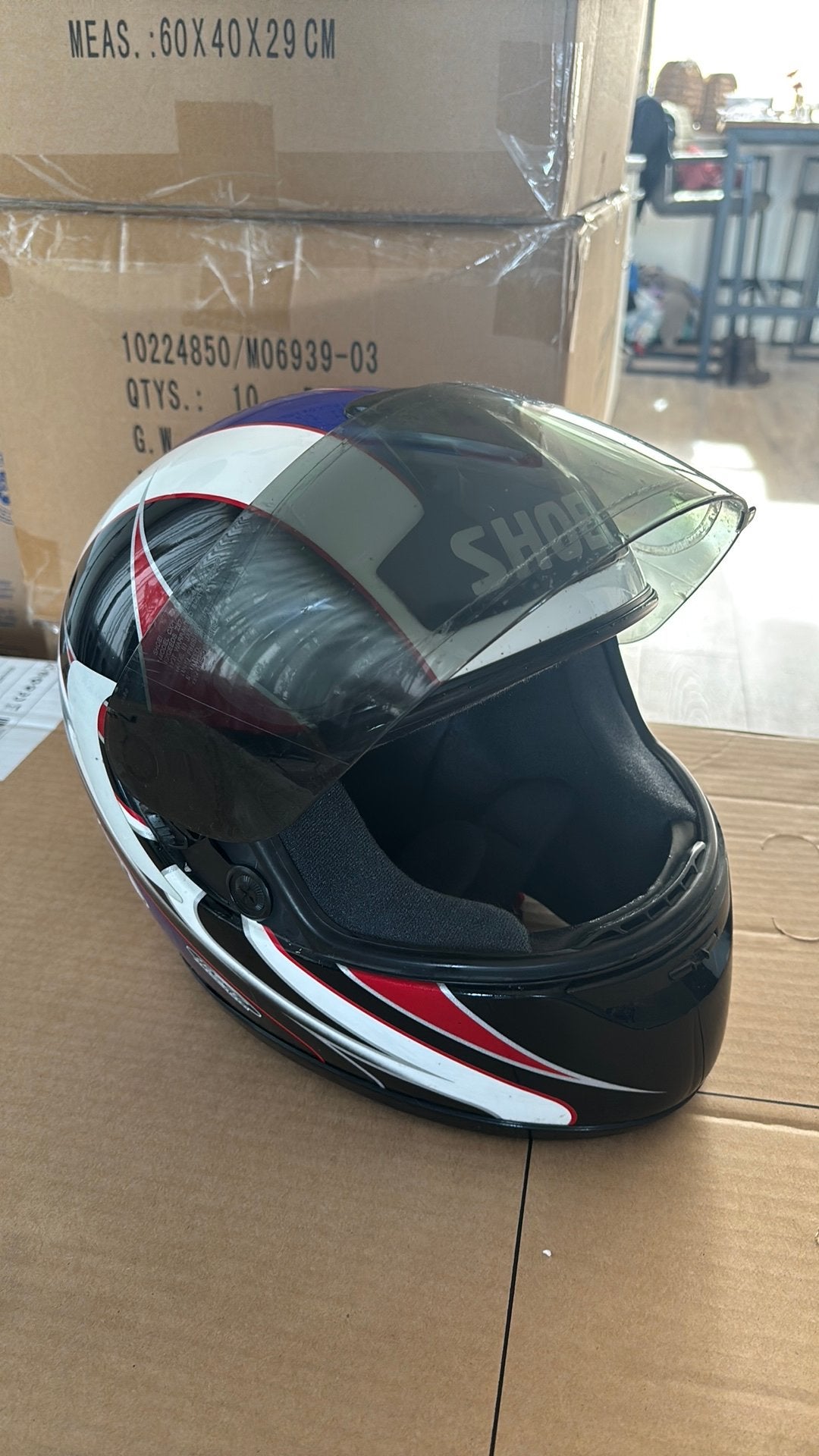 Shoei motorhelm, Heren, Ophalen of Verzenden, Integraalhelm, Shoei