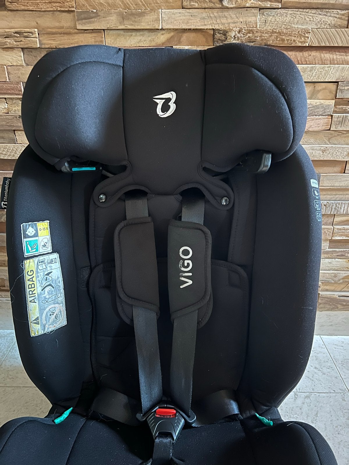 Titaniumbaby Vigo i-Size autostoel 0-15 kg, Autogordel, Verstelbare rugleuning, Zo goed als nieuw, Ophalen