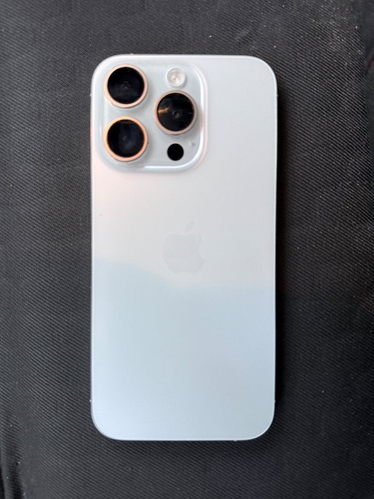 iPhone 15 Pro 128GB Wit Titanium, 128 GB, Wit, Ophalen of Verzenden, Zo goed als nieuw