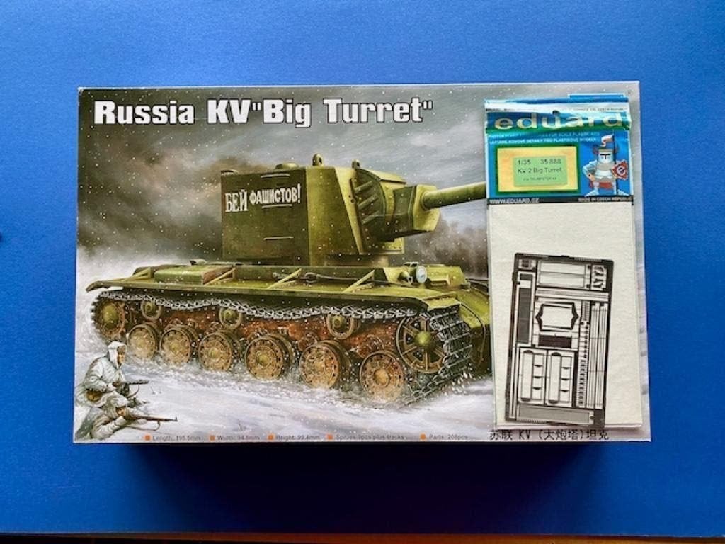 Trumpeter	311	Russia KV "Big Turret"	1/35 incl EDU PE, Overige merken, Tank, 1:32 tot 1:50, Nieuw