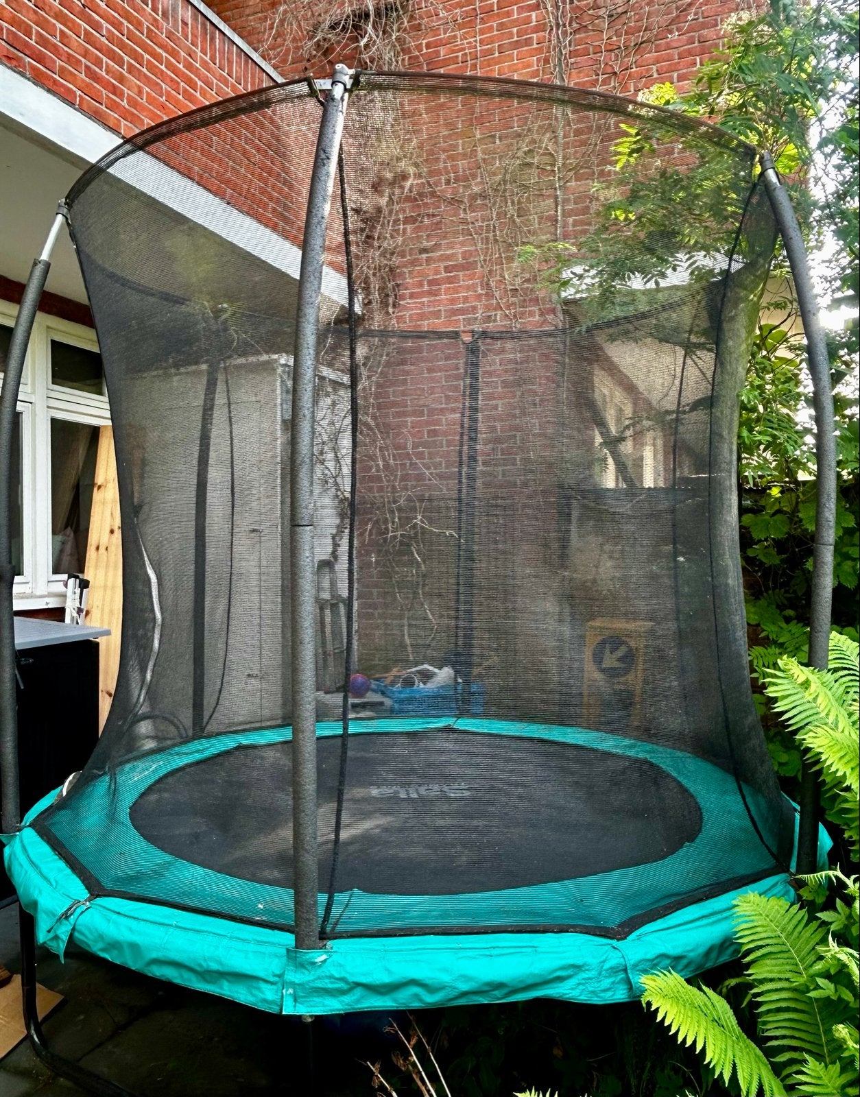 Salta Trampoline met veiligheidsnet, Ophalen, Gebruikt