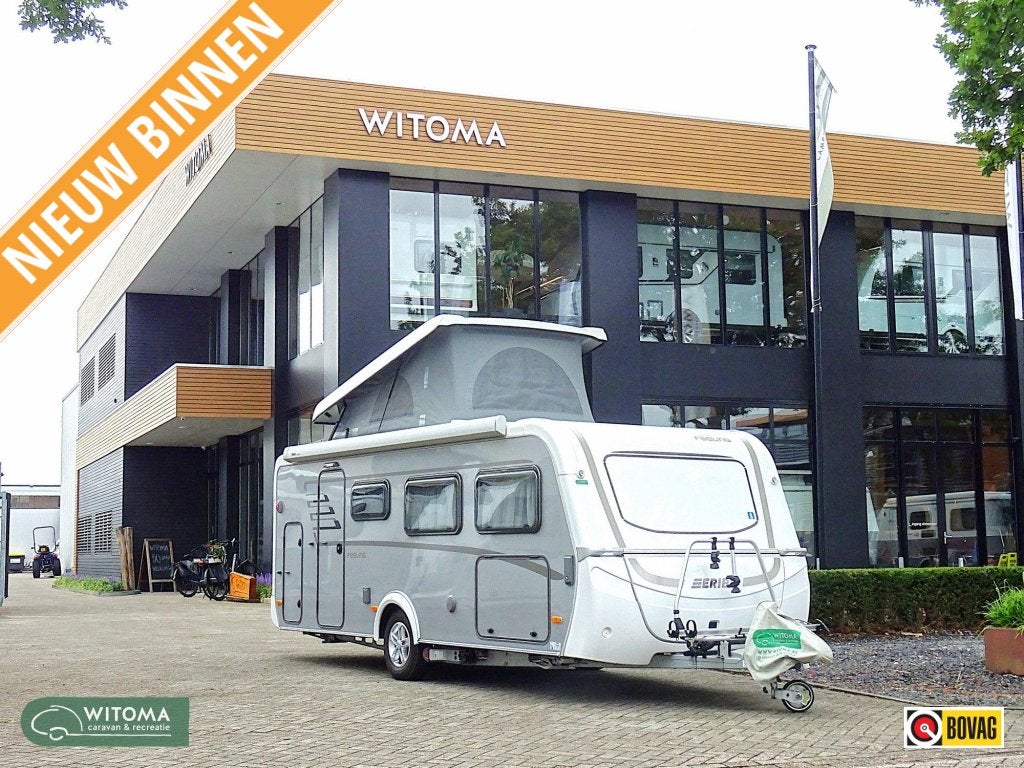Eriba Feeling 515 Klapdak luifel mover, Caravans en Kamperen, Schokbreker, Bedrijf, Dwarsbed, 5 tot 6 meter