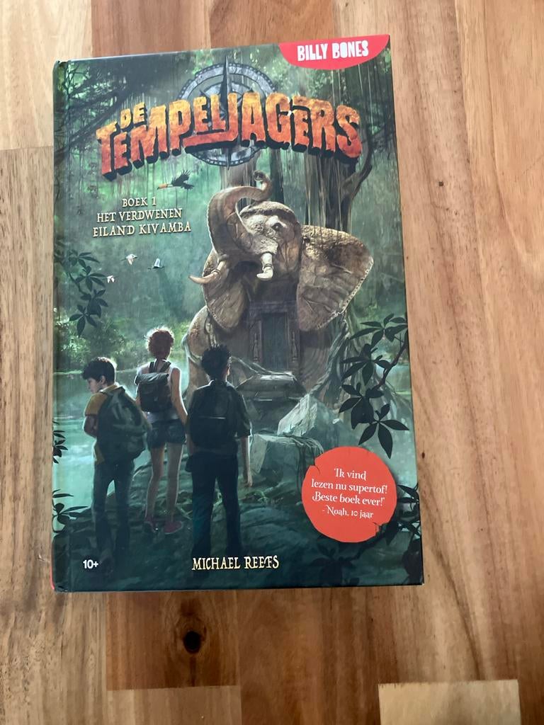 De Tempeljagers: Het Verdwenen Eiland Kivamba (Boek 1), Boeken, Ophalen of Verzenden, Zo goed als nieuw, Fictie