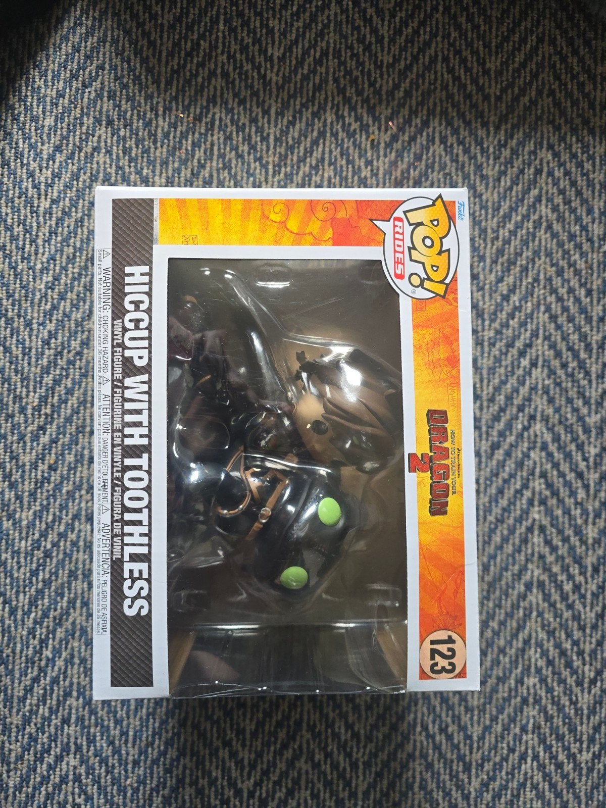 Funko Pop 123 Rides: Hiccup with Toothless - Dragon 2, Ophalen of Verzenden, Zo goed als nieuw