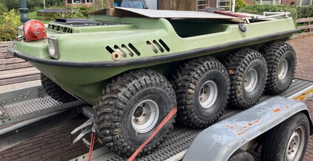 Argo 8x8 amfibie terrein voertuig (geen onzin biedingen)!, Particulier, Te koop, Groen