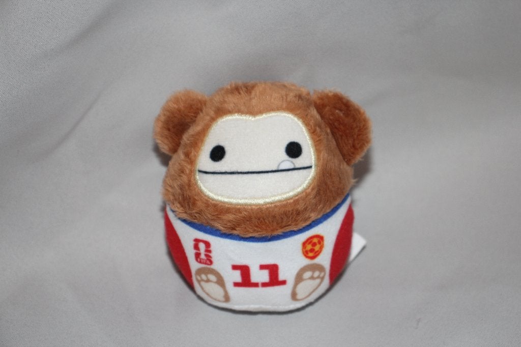 Benny de Bigfoot Squishmallow  - knuffel pluche 8cm., Ophalen of Verzenden, Zo goed als nieuw, Bruin, Overige typen