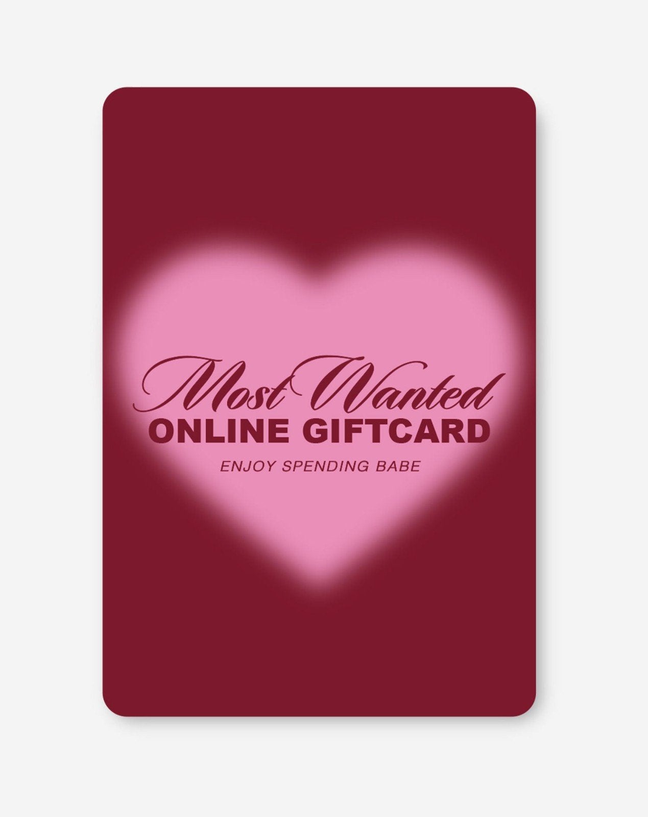 KORTING GIFTCARD MOST WANTED nl  - KAN ONLINE EN winkel, Eén persoon, Cadeaubon, Warenhuis- of Winkelbon