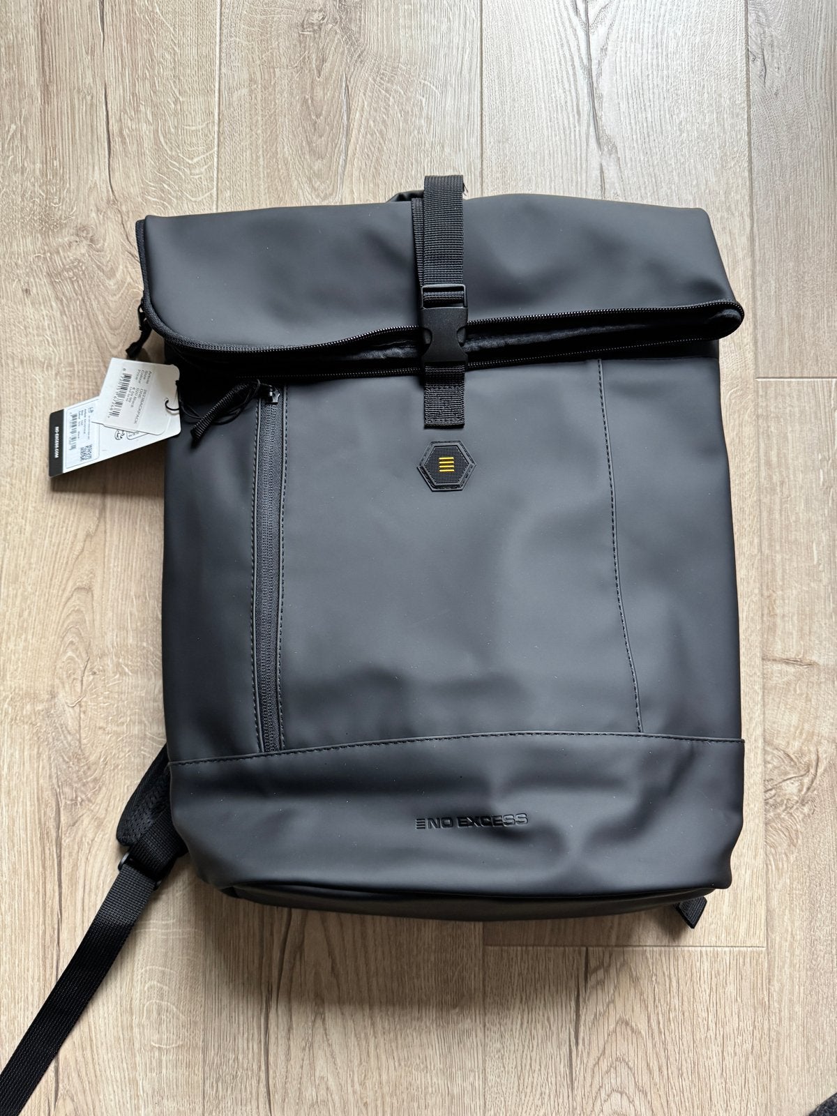 No Excess Zwarte Waterdichte Rugzak - Nieuw met label, 25 tot 40 cm, Nieuw, Ophalen of Verzenden, Waterdicht