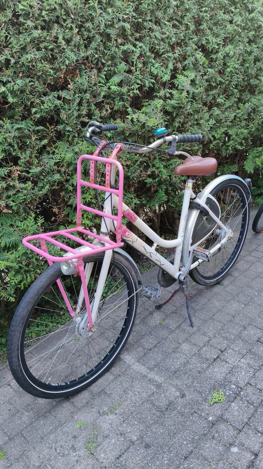 Giant damesfiets met voordrager 28 inch, Fietsen en Brommers, Fietsen | Dames | Damesfietsen, Ophalen, Gebruikt, Giant, Versnellingen