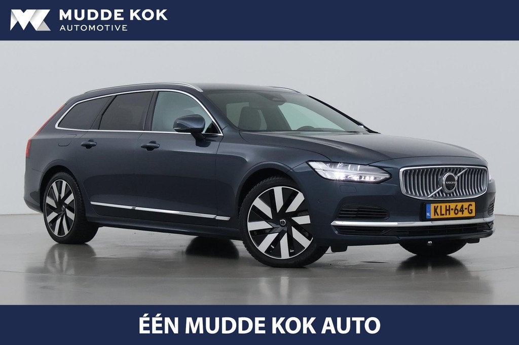 Volvo V90 T6 Plug-in hybrid Plus Bright Long Range | Head-Up, Auto's, Volvo, Automaat, Stof, Euro 6, 4 cilinders
