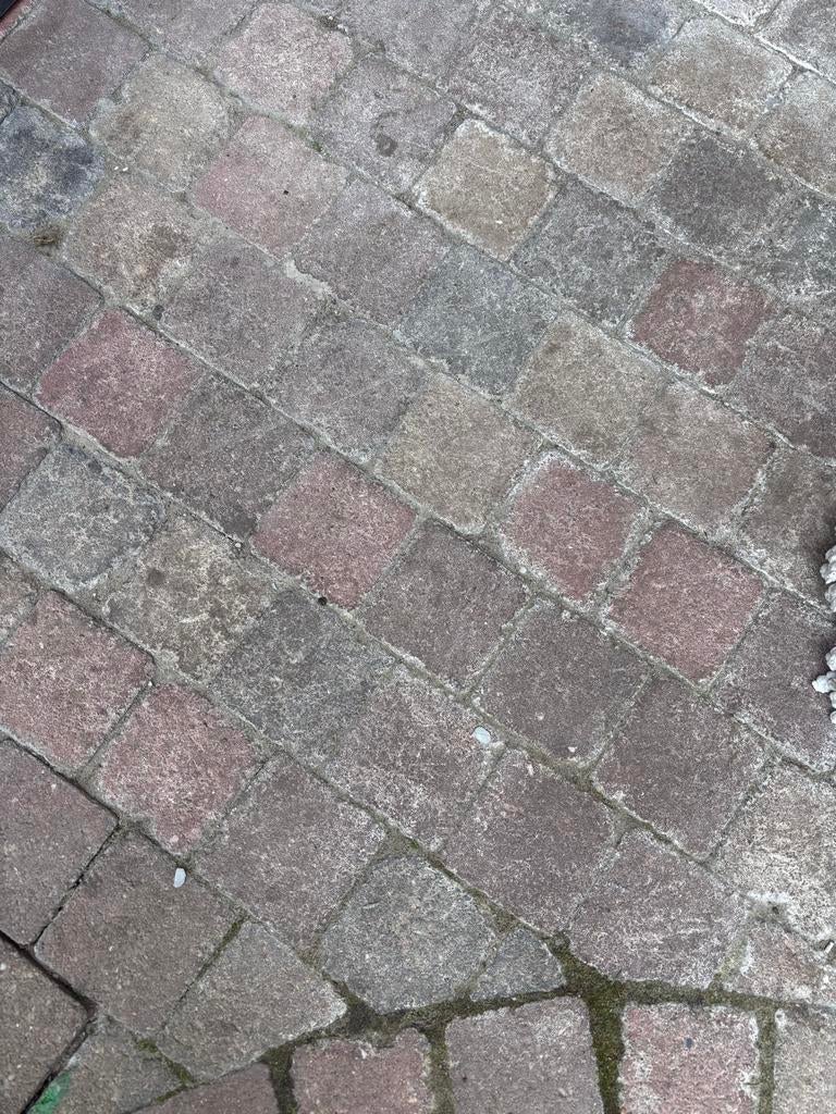Gratis tegels, Tuin en Terras, Tegels en Klinkers, Ophalen, Gebruikt, 10 m² of meer, Beton