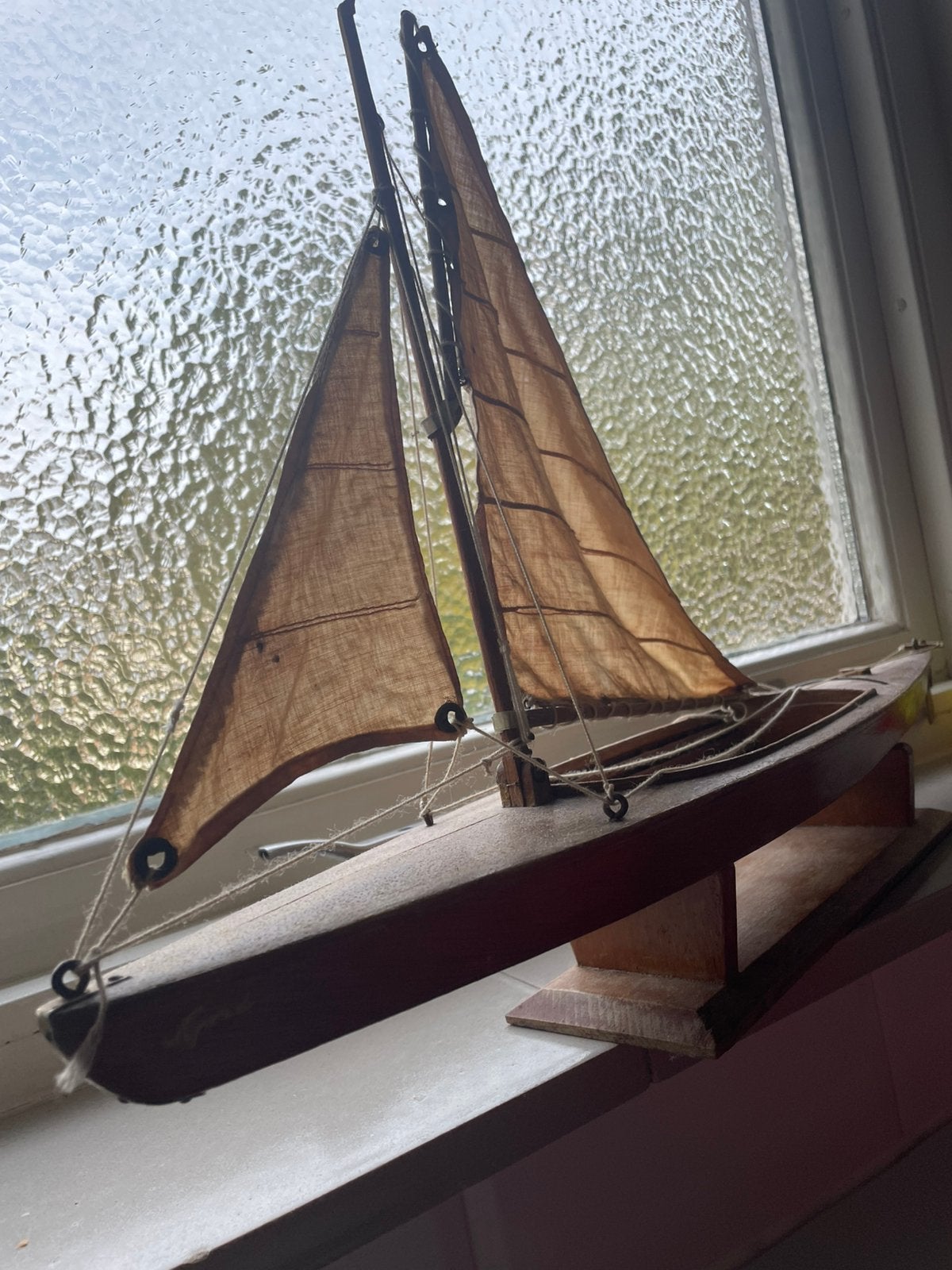 Model Engelse longtail zeilboot, Ophalen of Verzenden, Gebruikt, 1:50 tot 1:200
