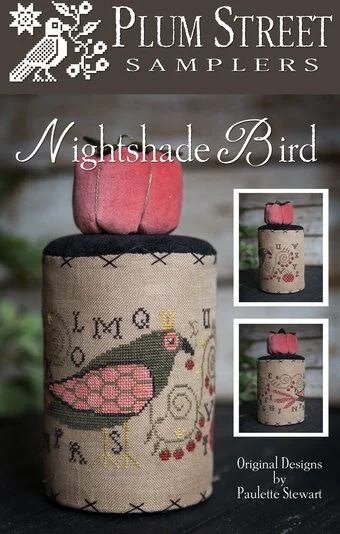 patroon Plum Street Samplers - Night Shade Bird, Ophalen of Verzenden, Zo goed als nieuw, Handborduren, Patroon