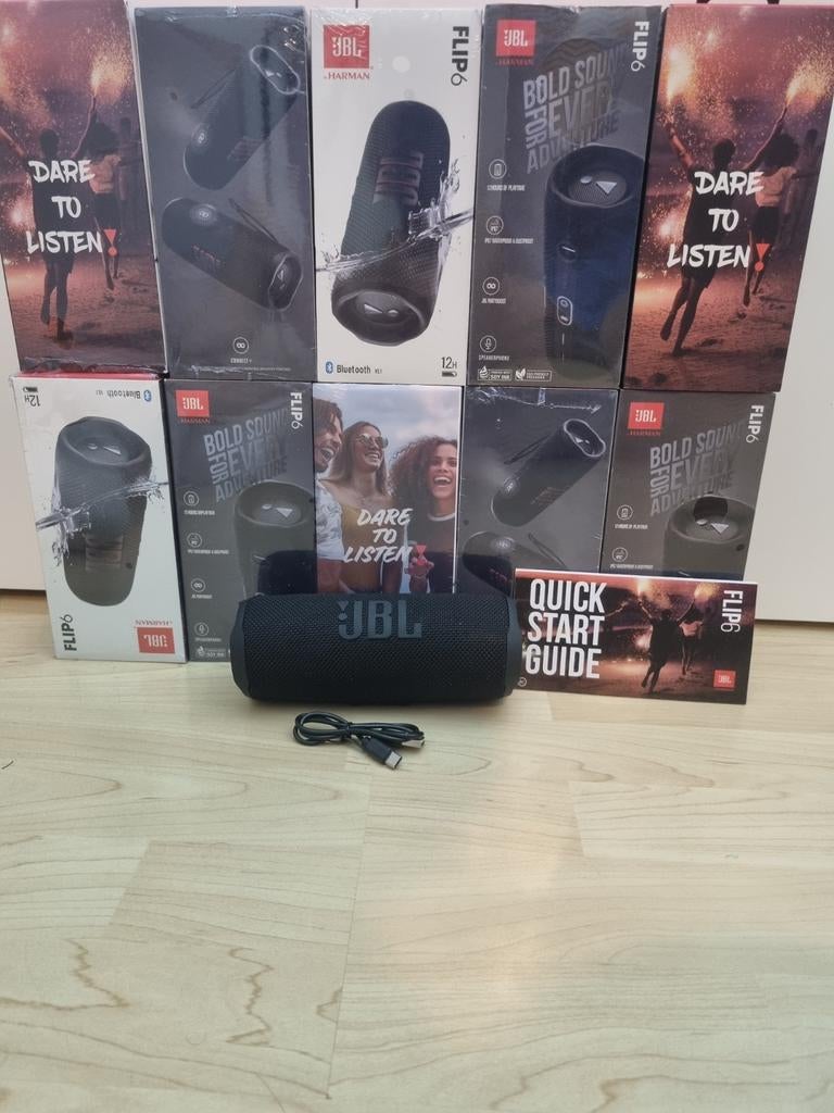 JBL Flip 6 Bluetooth-luidspreker zwart, JBL, Overige typen, Nieuw, Ophalen of Verzenden