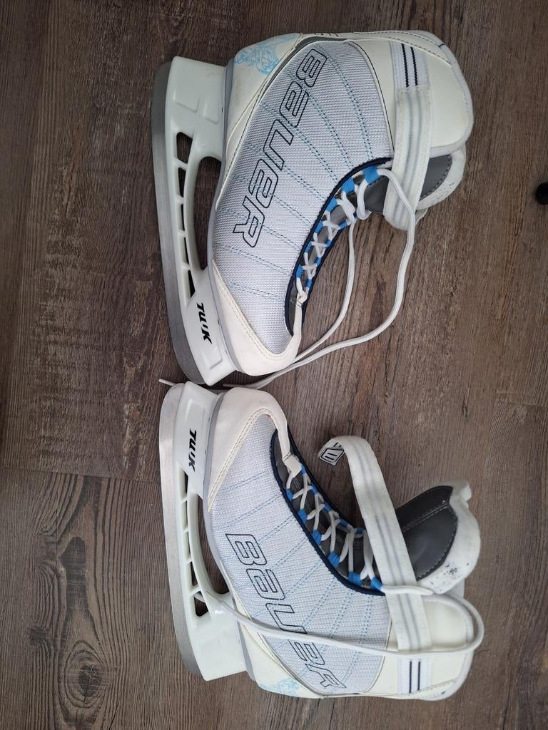 Bauer ijshockeyschaatsen - Maat 40.5, Sport en Fitness, Schaatsen, Ophalen, Gebruikt, IJshockeyschaatsen, Bauer