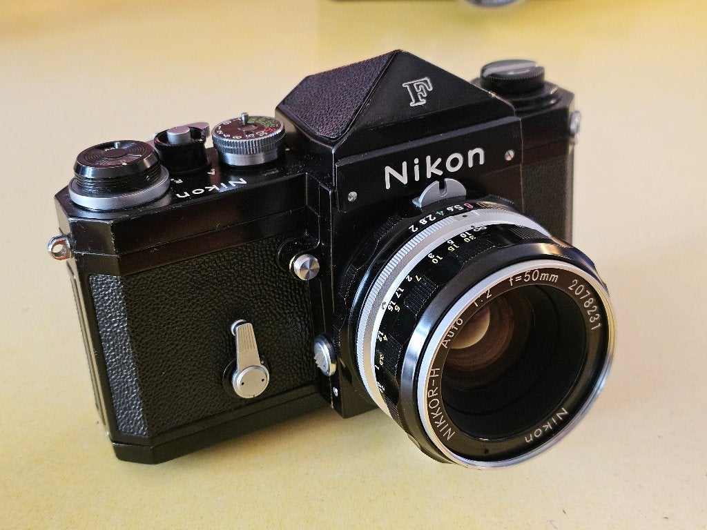 Nikon F Eyelevel zwart, Verzenden, Gebruikt, Spiegelreflex, Nikon