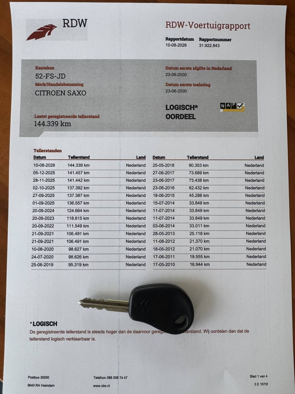 Citroën Saxo 1.1i Ben 5-DEURS/NW APK (bj 2000), foto 9