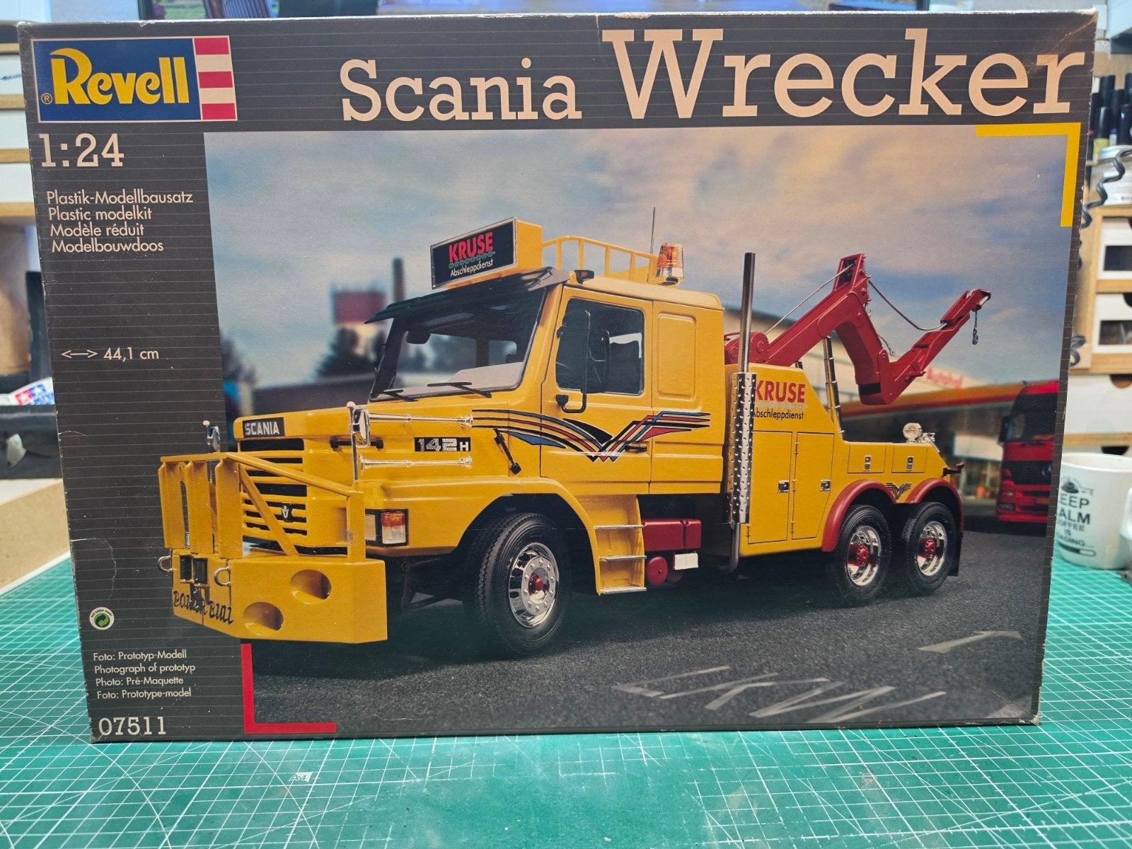 Revell 07511 Scania 142H Wrecker., Hobby en Vrije tijd, Revell, Groter dan 1:32, Nieuw, Ophalen of Verzenden