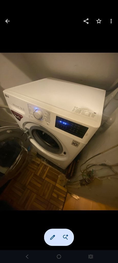 LG Was-droogcombinatie (8/5 kg) Direct Drive, 6 tot 8 kg, Ophalen, 85 tot 90 cm
