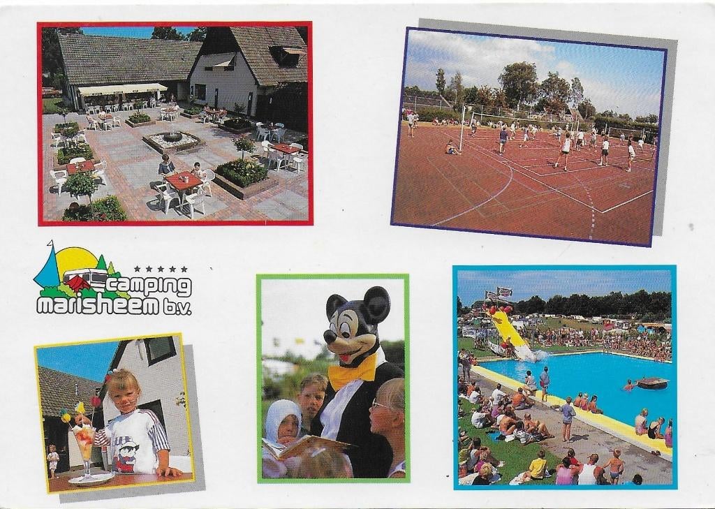 Echt Camping Marisheem Gelopen Ansichtkaart ( B5268), Ophalen of Verzenden, 1980 tot heden, Gelopen, Limburg