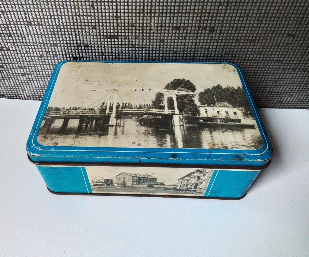 vintage blik van weesp. banketbakkerij c.bos, Ophalen of Verzenden, Gebruikt, Overige