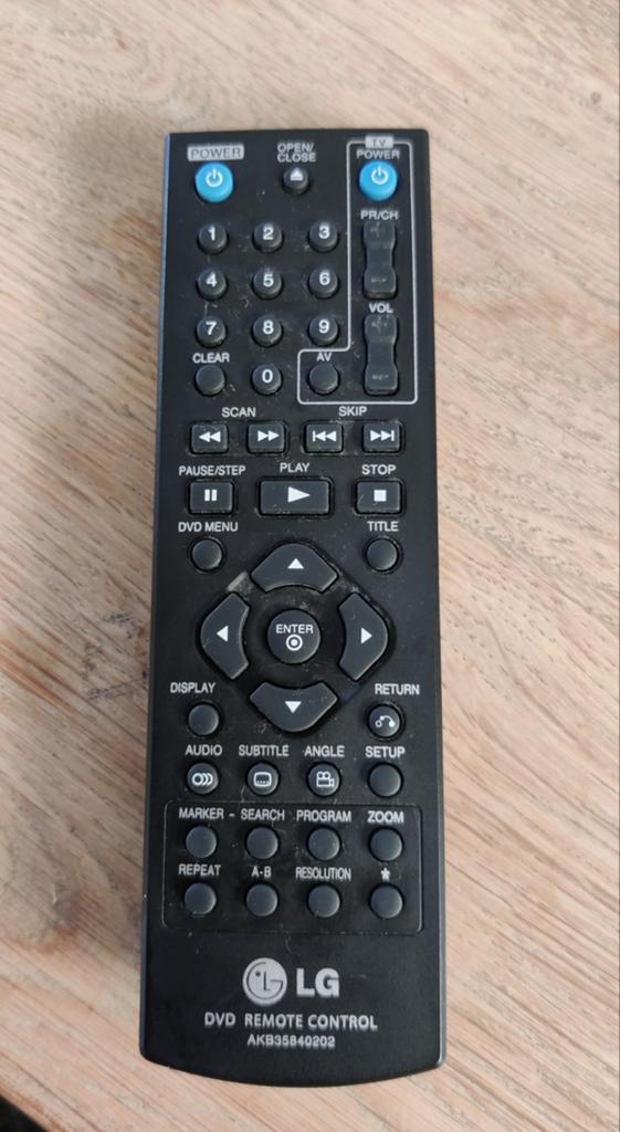 LG DVD Afstandsbediening AKB35840202, Ophalen of Verzenden, Zo goed als nieuw, Origineel, Dvd