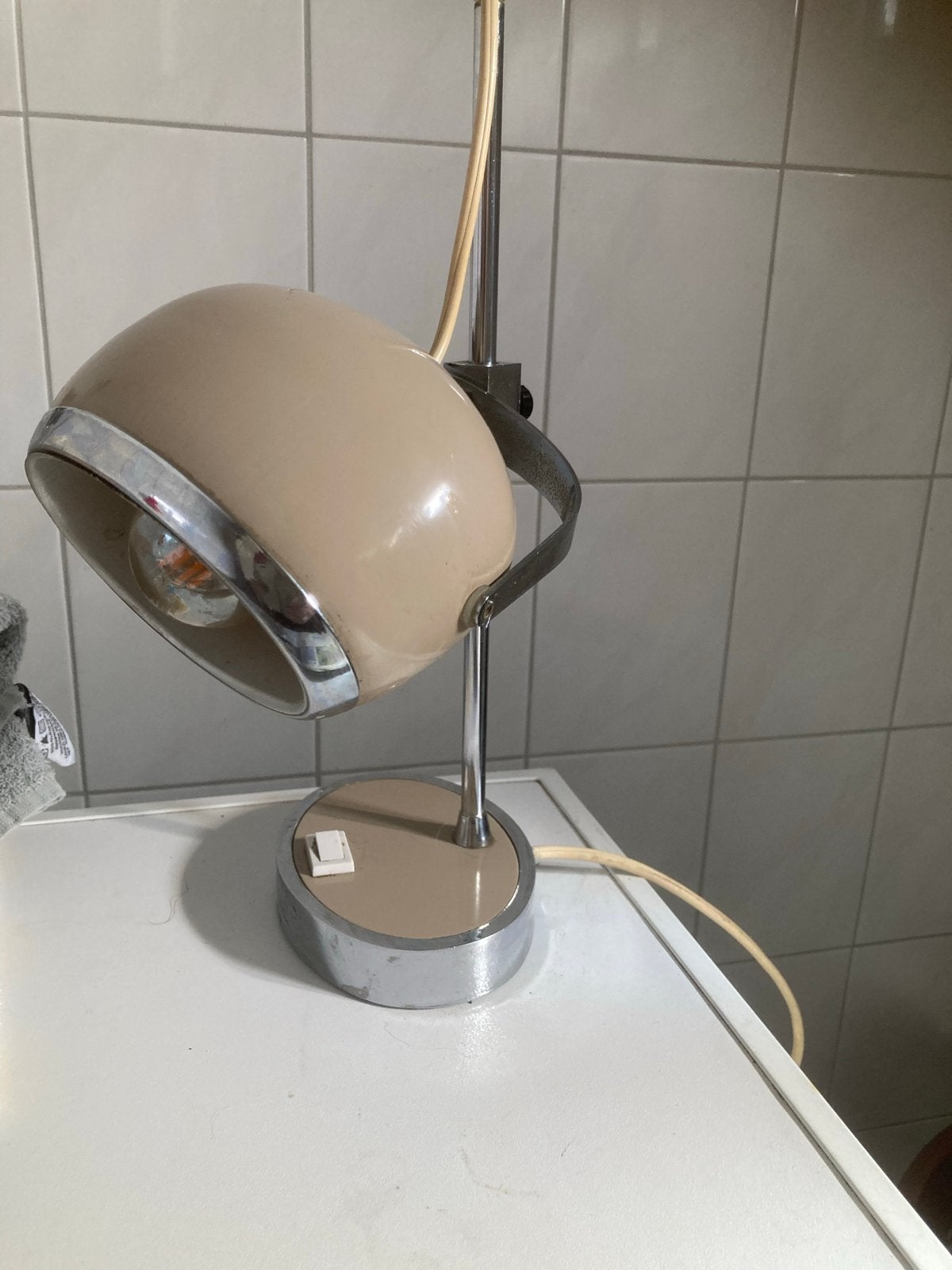 Vintage  Eyeball  Space Age Bureaulampje -, Ophalen of Verzenden, Huis en Inrichting