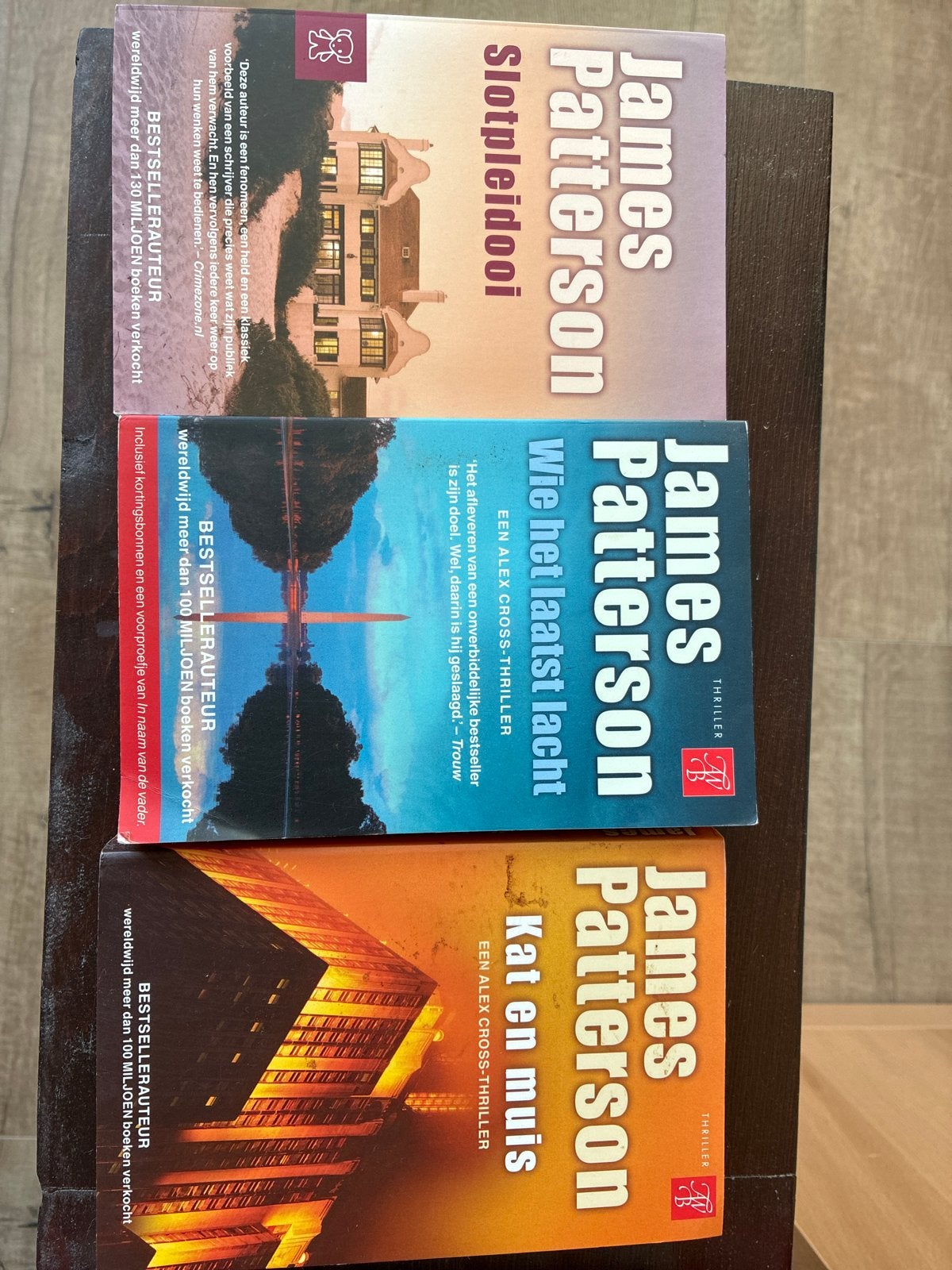 James Patterson Thrillers: Slotpleidooi, Wie het laatst lach, Ophalen of Verzenden, Nieuw, Wereld overig
