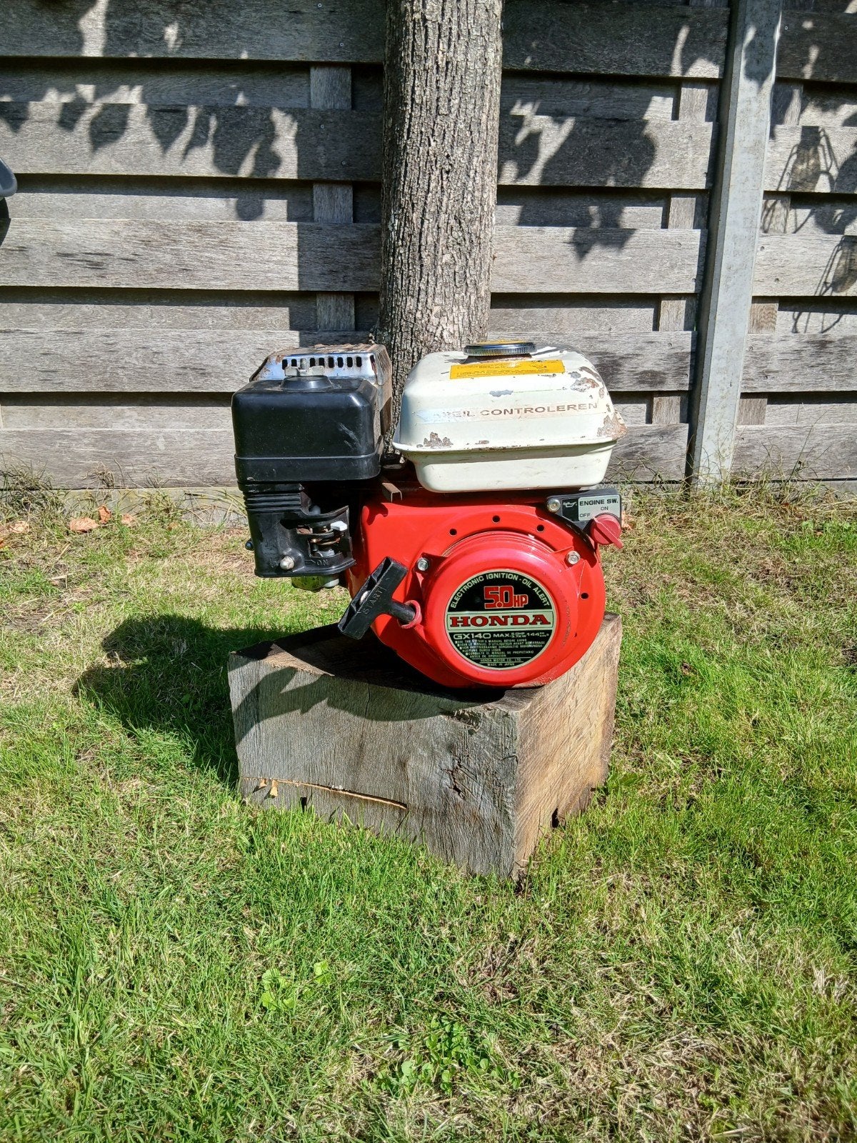 Honda GX140 5PK 20mm as, Ophalen of Verzenden, Gebruikt, Benzinemotor, 1800 rpm of meer