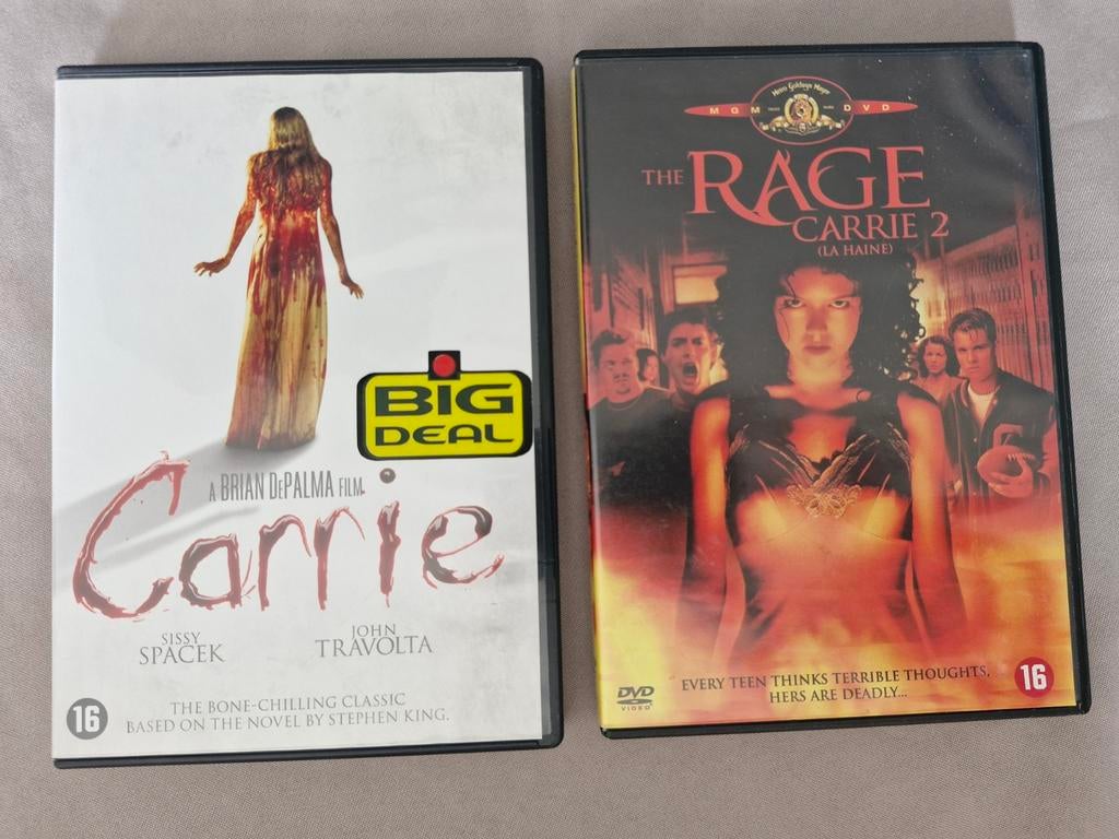 Carrie, Cd's en Dvd's, Dvd's | Horror, Vanaf 16 jaar, Ophalen of Verzenden, Zo goed als nieuw, Overige genres