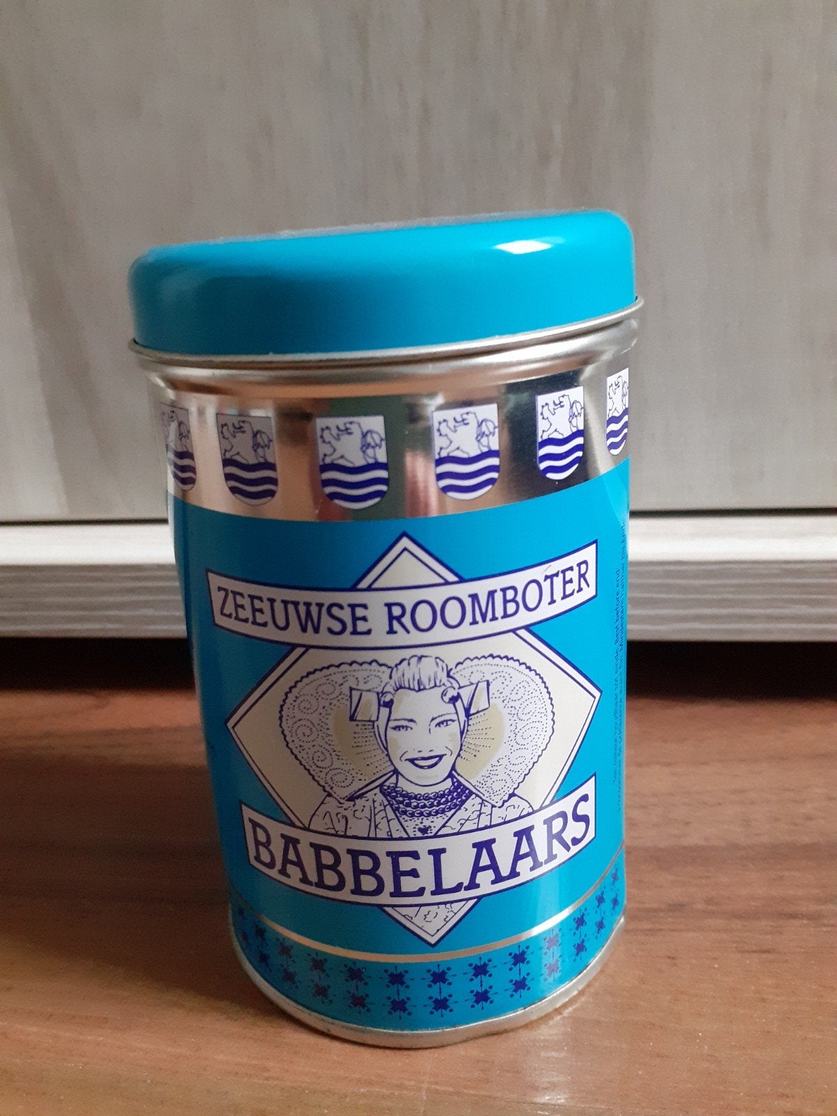 Blikje van Zeeuwse roomboter babbelaars, Ophalen of Verzenden, Gebruikt