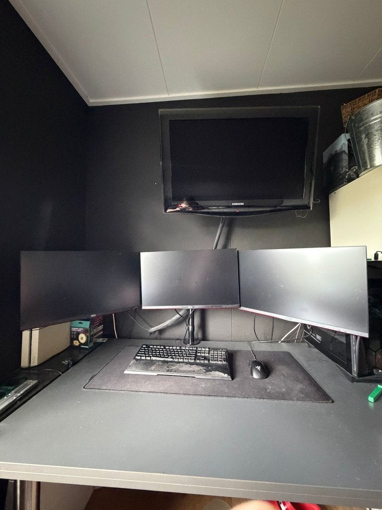Monitorbeugel 3 schermen, Computers en Software, Gebruikt, Ophalen of Verzenden, Overige typen, Onbekend